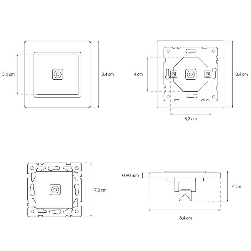 gniazdo-antenowe-biale-quad-stan-nowy