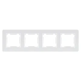 ramka-poczworna-plastikowa-biala-quad