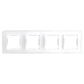 ramka-poczworna-szklana-biala-quad