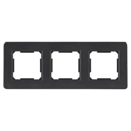ramka-potrojna-plastikowa-czarna-quad