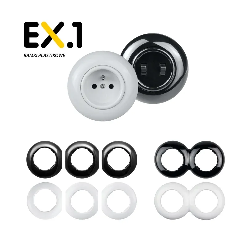 ramka-modulowa-koncowa-biala-ex1-electromalt-stan-nowy