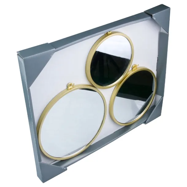 lustro-scienne-okragle-zlote-3-szt-ksztalt-kolo