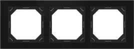 ramka-potrojna-szklana-czarna-qr1000-vilma