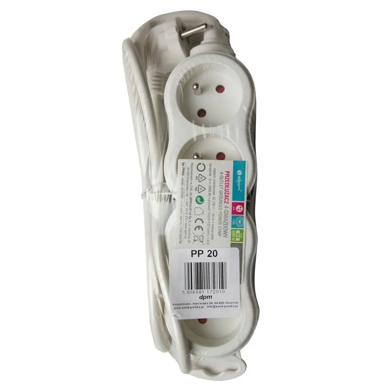 przedluzacz-4-gniazda-bialy-15-m-stan-nowy