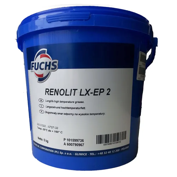 FUCHS RENOLIT LX-EP2 smar litowy łożyskowy 5kg