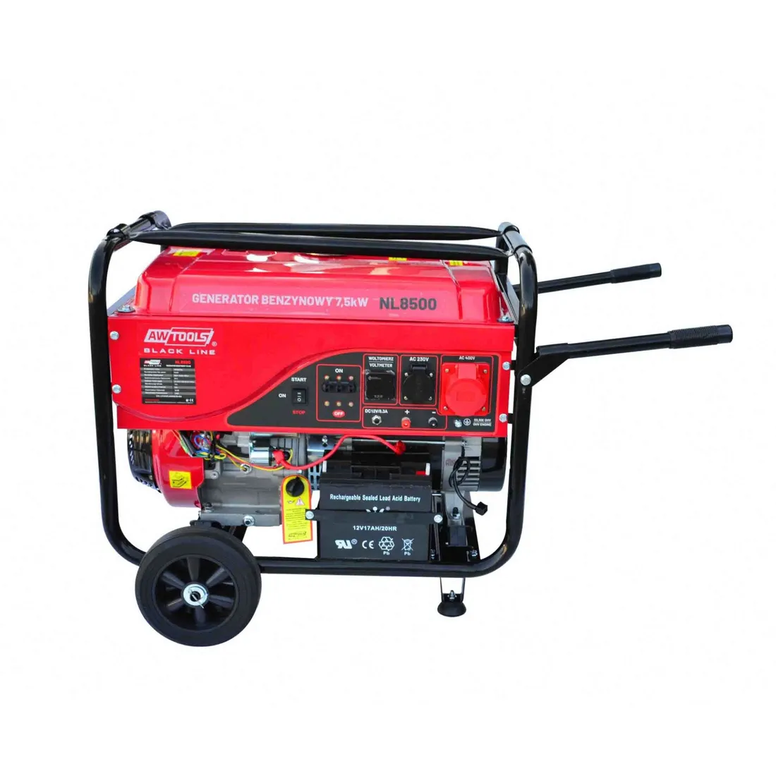 agregat-generator-pradotworczy-benzynowy-7-5kw-400-stan-nowy