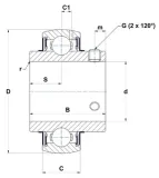 lozysko-uc206-g2-samonastawne-snr-stan-opakowania-oryginalne