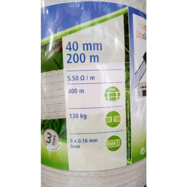 tasma-ogrodzeniowa-40mm-x-200m-biala-basic-kerbl-dlugosc-200-m