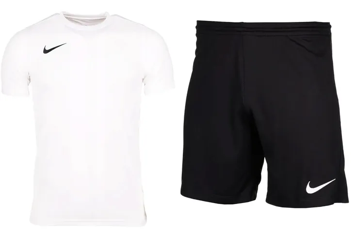 Strój Sportowy Nike Dry Park Komplet Męski Wygodny Koszulka Spodenki r. M