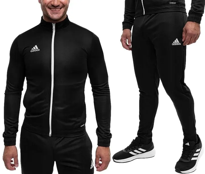 adidas Dres Komplet Męski Sportowy Zestaw Bluza Spodnie Entrada 22 r. L