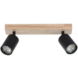 lampa-sufitowa-kinkiet-scienny-regulowany-spot-2x-gu10-loft-drewniany