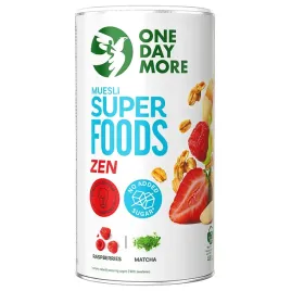 musli-superfoods-480g-bez-cukru-onedaymore-matcha-z-truskawkami-siemie-tuba