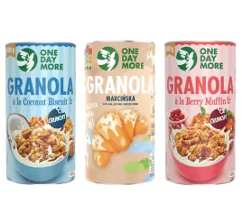zestaw-1300g-mix-granola-onedaymore-kokosowa-rodzynki-zurawina-blonnik-tuby