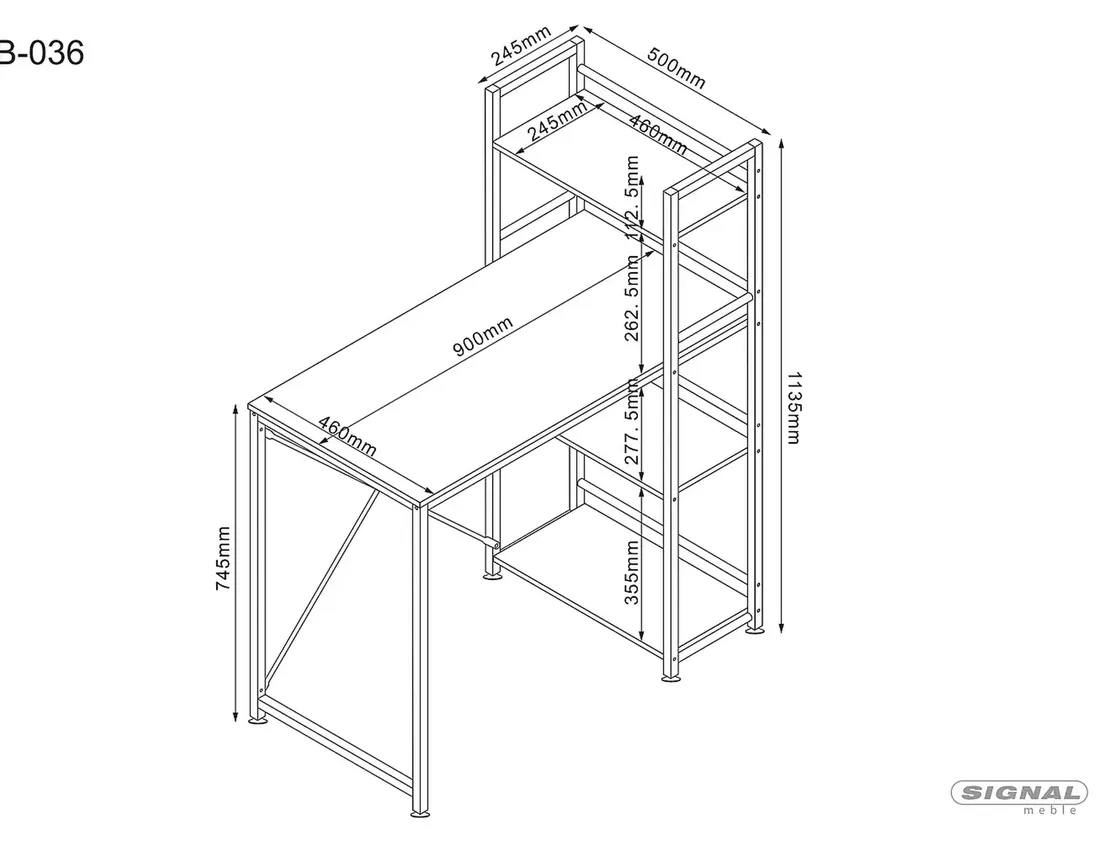 biurko-b-036-dab-czarny