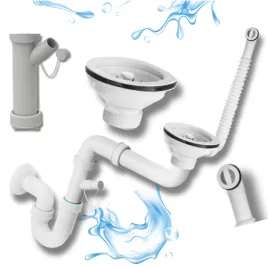 syfon-przyscienny-do-zlewu-odplyw-bialy-jednokomorowy-z-przelewem