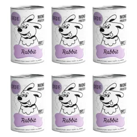 karma-mokra-dla-psa-paka-zwierzaka-pepe-rabbit-99percent-krolik-6x400g