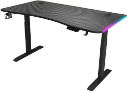 biurko-regulowane-140cm-elektryczne-regulacja-wysokosci-72-118cm-czarne-led