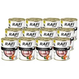 mokra-karma-dla-psa-rafi-classic-z-drobiem-zestaw-12-x-800-g