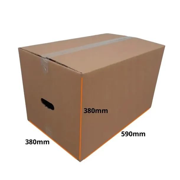 Kartony pudła do przeprowadzki 59x38x38cm mocny karton z uchwytami 5 warstw