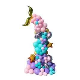 girlanda-balonowa-balony-kolorowe-syrenka-zlote-zestaw-urodziny-dekoracja