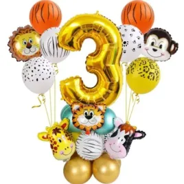 balony-foliowe-lateksowe-cyfra-3-zlota-zoo-zwierzeta-urodziny-dekoracja
