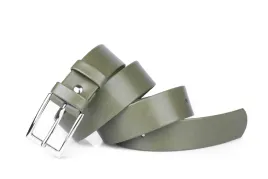 pasek-damski-klasyczny-khaki-mat-3-cm