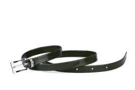 pasek-damski-klasyczny-khaki-lakier-15-cm