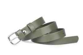 pasek-damski-klasyczny-khaki-mat-2-cm