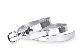 pasek-damski-klasyczny-srebrny-lakier-2-cm