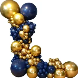 balony-niebieskie-zlote-zestaw-urodziny-girlanda-balonowa-dekoracje