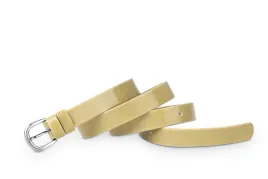 pasek-damski-klasyczny-musztardowy-lakier-2-cm
