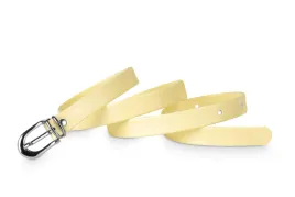 pasek-damski-klasyczny-bananowy-lakier-15-cm
