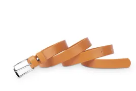 pasek-damski-klasyczny-pomaranczowy-mat-2-cm