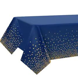 obrus-plastikowy-granatowy-w-zlote-kropki-urodziny-przyjecie-dekoracja