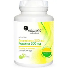 aliness-bromelaina-papaina-enzymy-trawienne-100-kapsulek
