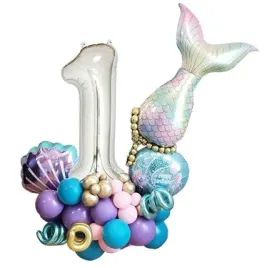 balony-foliowe-kolorowe-cyfra-1-syrenka-morskie-urodziny-dekoracja-party