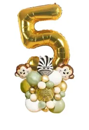balony-foliowe-lateksowe-cyfra-5-zlote-zoo-zwierzeta-dekoracja-urodziny
