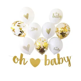 balony-biale-zlote-konfetti-oh-baby-baby-shower-urodziny-roczek-dekoracja
