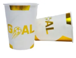 kubeczki-papierowe-jednorazowe-pilka-goal-zlote-na-impreze-urodzinowa-8-szt