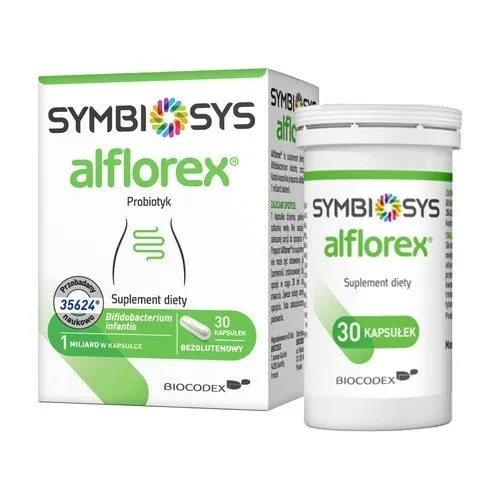 Probiotyk, Symbiosys Alflorex, mikrobiota jelit, kapsułki, 30 szt.