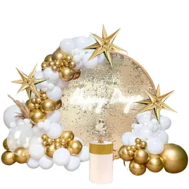 balony-na-urodziny-chrzest-roczek-biale-zlote-girlanda-balonowa-zestaw-xxl