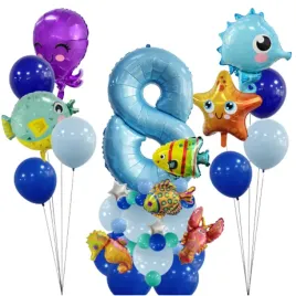 balony-foliowe-lateksowe-cyfra-8-niebieska-zwierzeta-morskie-urodziny