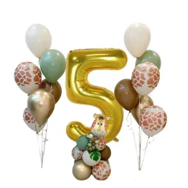 balony-foliowe-lateksowe-cyfra-5-zlota-zoo-zwierzeta-dekoracja-urodziny