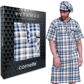 koszula-meska-nocna-cornette-109-30-pizama-ze-szlafmyca-dlugi-rekaw-xxl