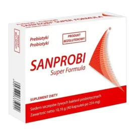 sanprobi-super-formula-40-kaps-probiotyk-prebiotyk-wspiera-flore-jelit