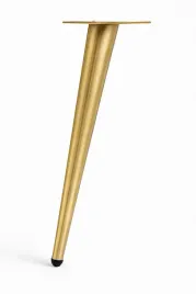 nozka-meblowa-szpilka-zloty-szczotkowany-metalowa-nowoczesna-h-230-mm