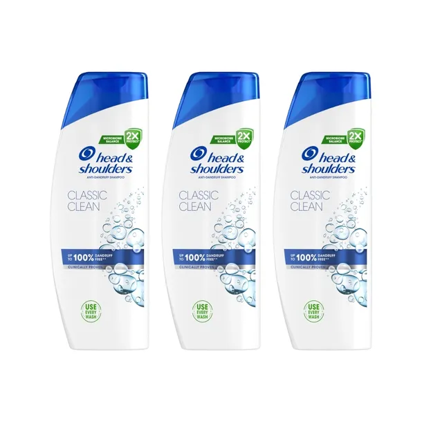 Zestaw 3x Head&Shoulders Classic Clean Szampon przeciwłupieżowy 400ml