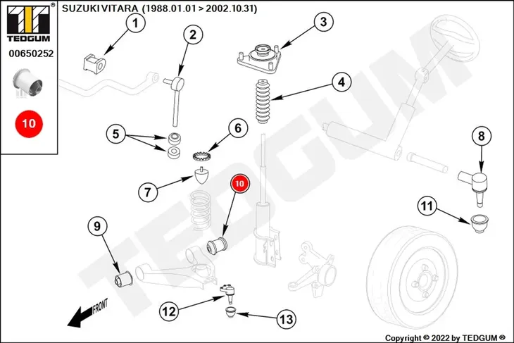 tuleja-wahacza-00650252-ted-numer-katalogowy-czesci-00650252