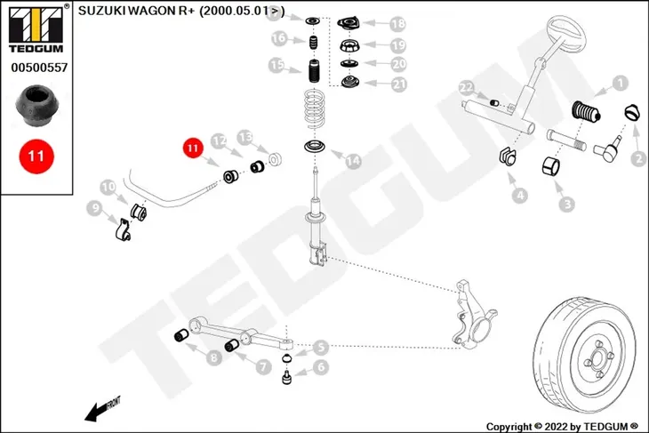 tuleja-wahacza-00500557-ted-numer-katalogowy-czesci-00500557