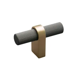 galka-meblowa-literka-t-metizo-ryflowana-zloty-szczotkowany-grafit-50mm